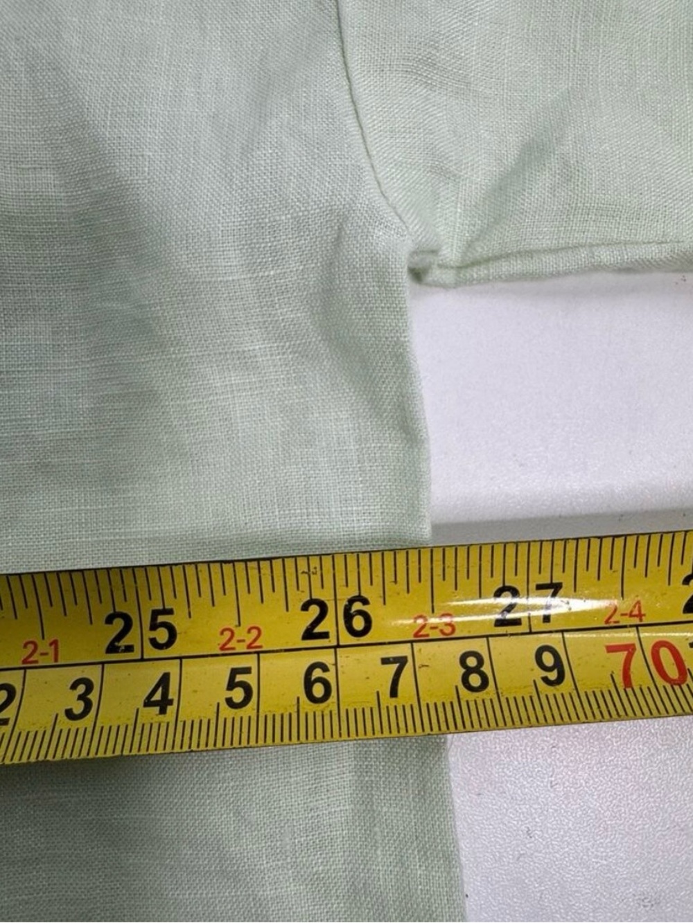 Eileen Fisher Pale Mint Linen Boxy Tunic - Picture 4 of 6